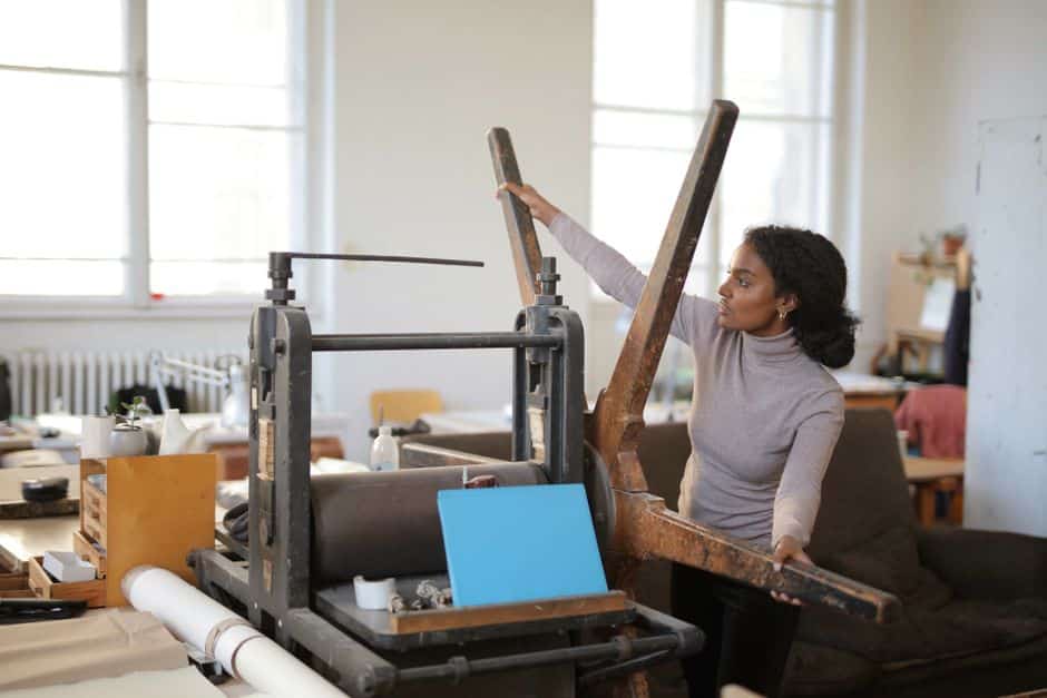 Impression grand format d'une bâche publicitaire