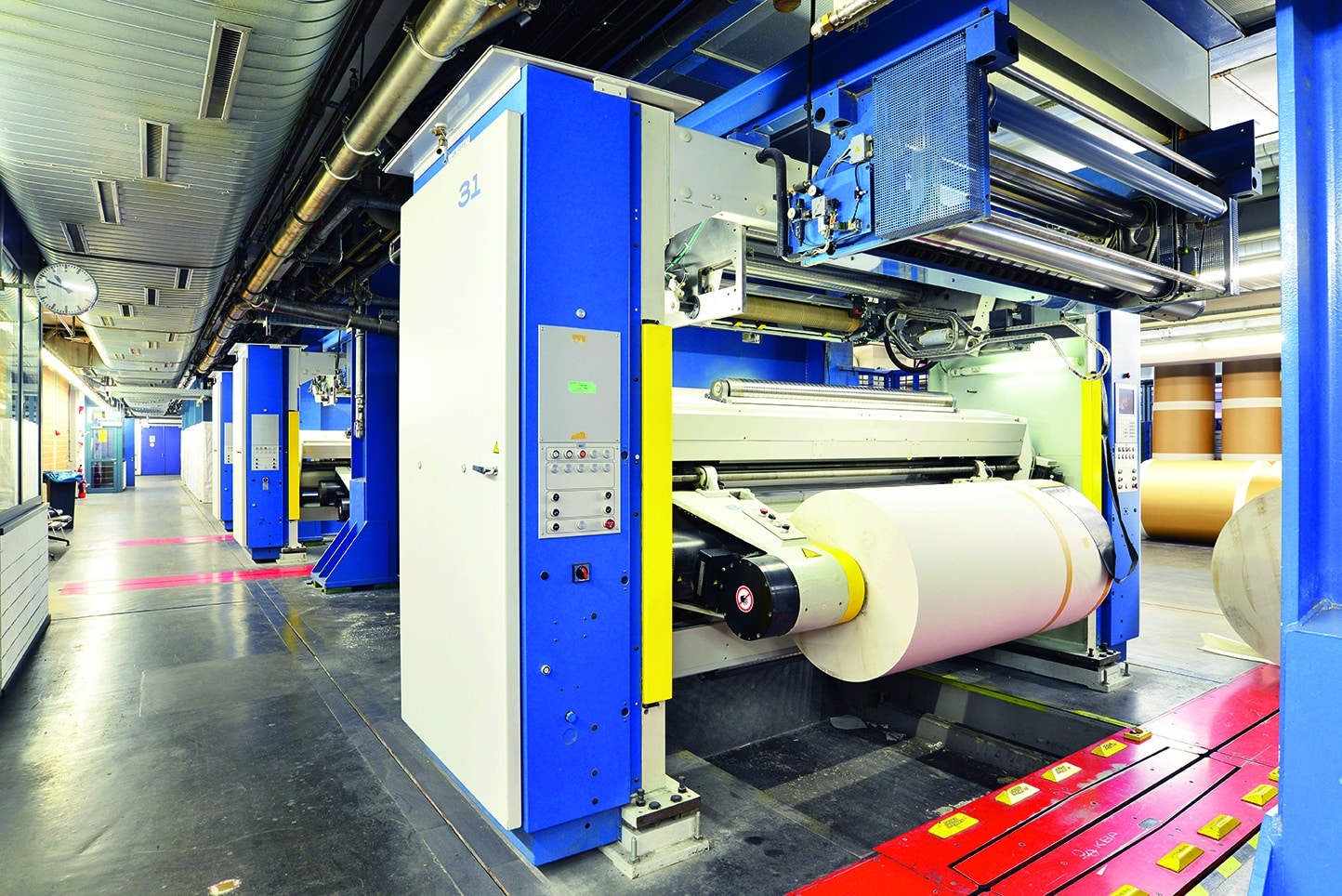 Rotative offset imprimant en continu