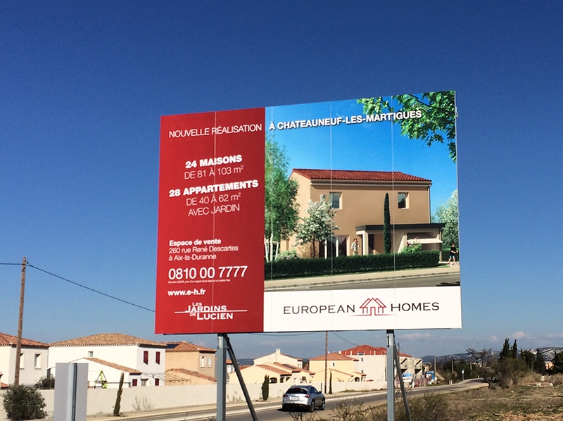 Panneau de chantier — Signum Imprimerie